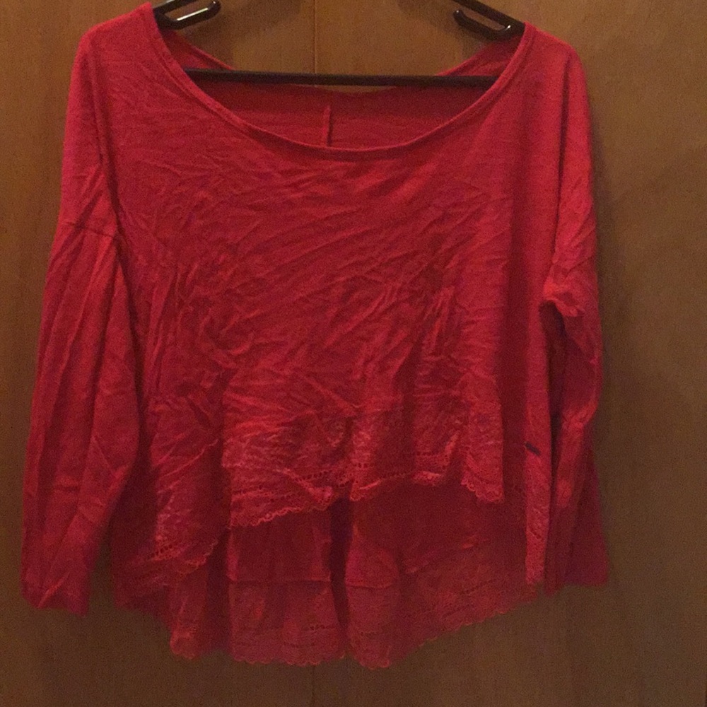Abercrombie & Fitch High-Lo Crop • S